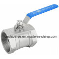 Ss304 Stainless Steel Thread End 1PC Ball Valve
